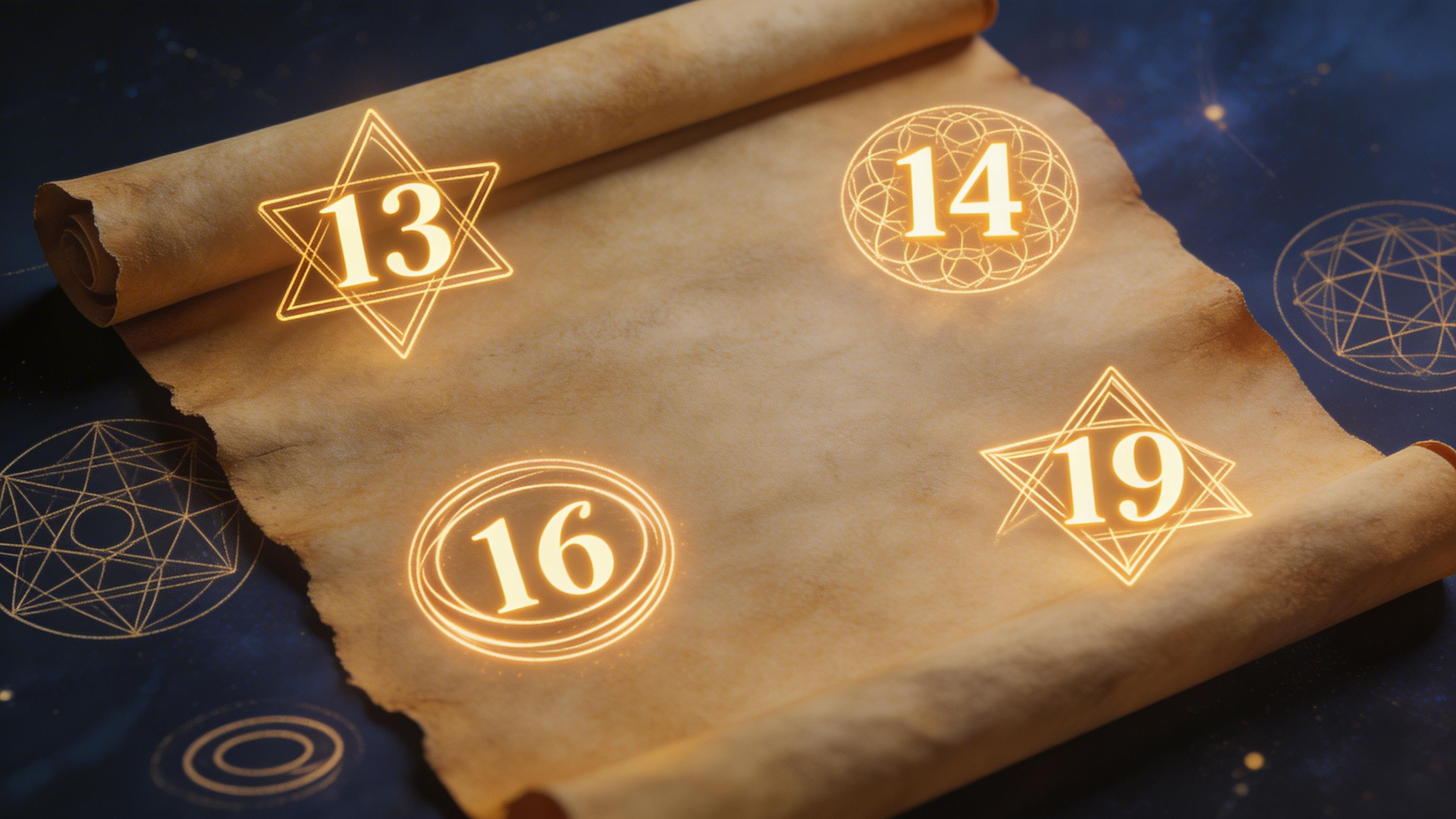 Dług karmiczny 13, 14, 16, 19 — co oznacza i jak go odpracować w numerologii?